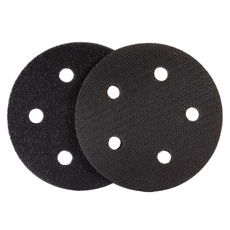 Uneeda EKASAND Sanding Disc Pad  5 in x 5 Holes Pad Savers Hook & Loop, PK10 P-105694